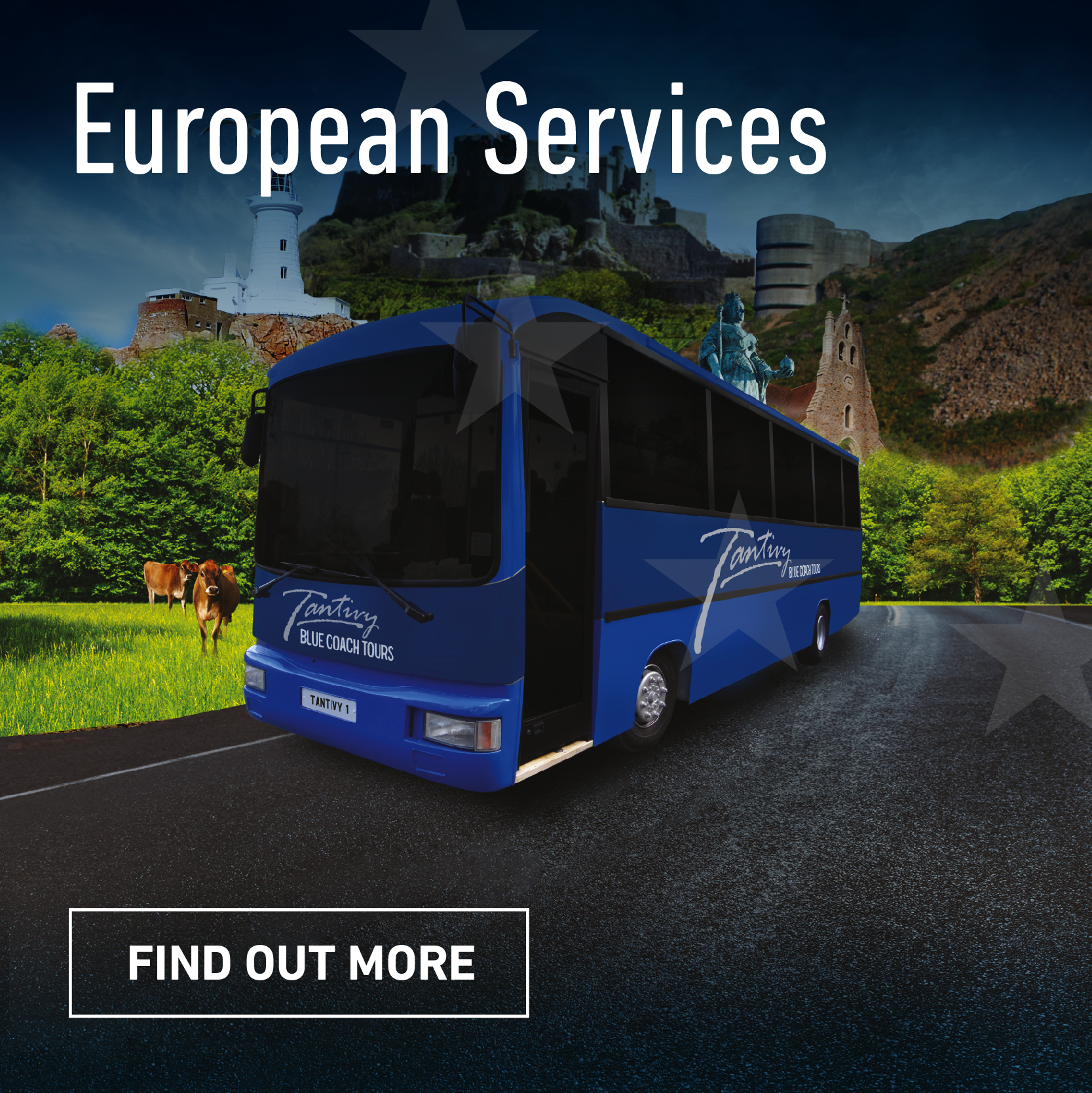 Tantivy Blue Coach Tours | Jersey's most experienced tour operator